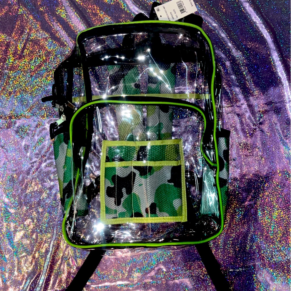 Clear Camo backpack